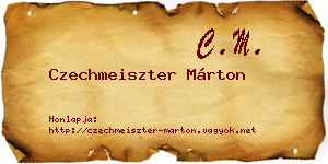 Czechmeiszter Márton névjegykártya